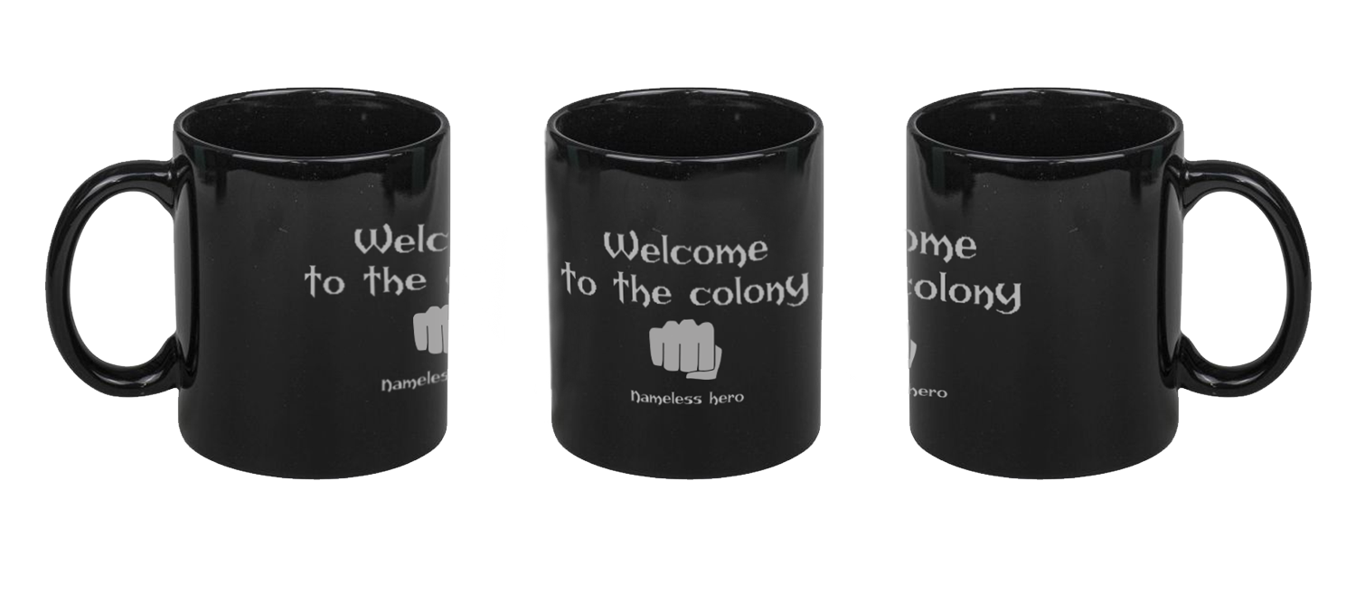 210236 Gothic Mug "Colony Fist"