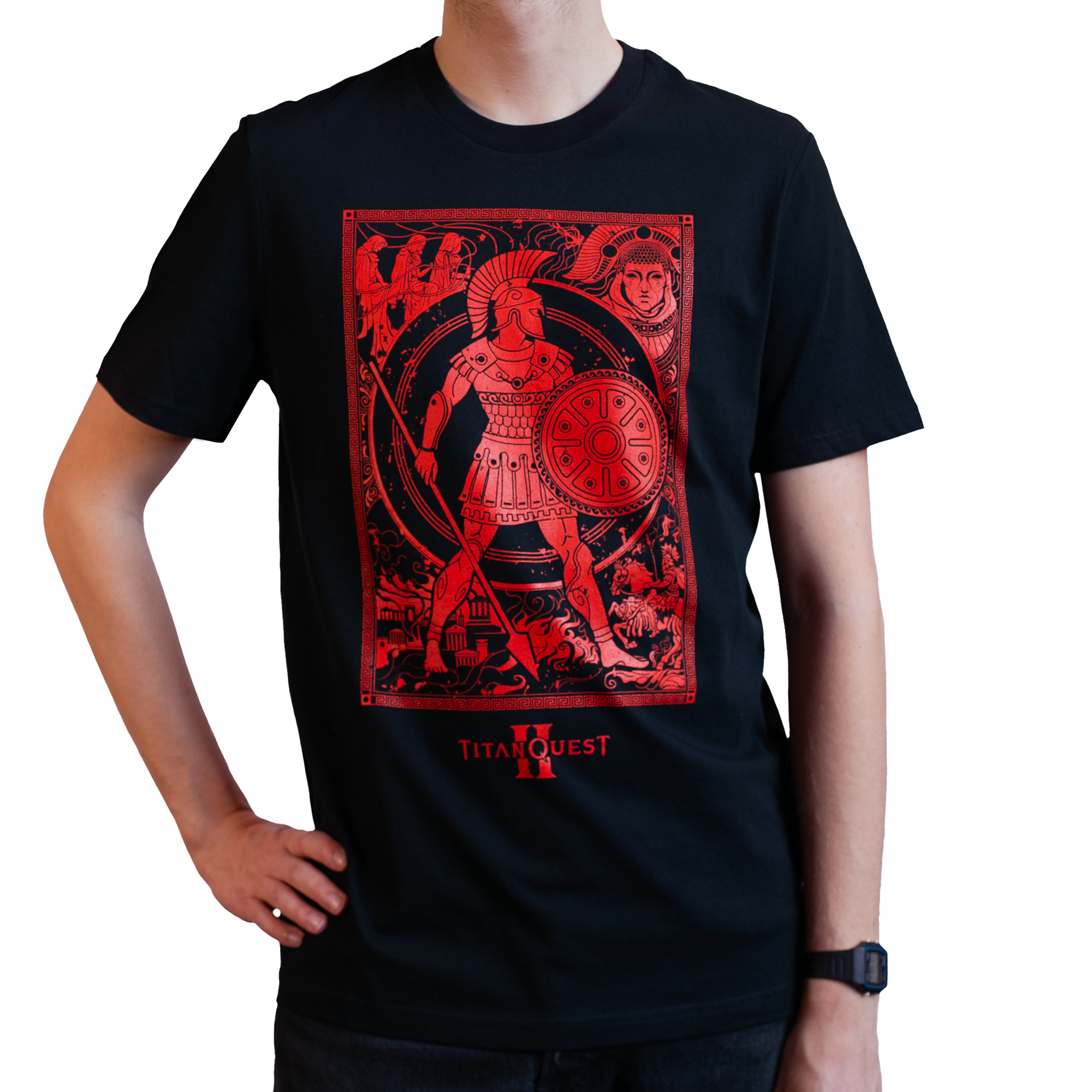 Titan Quest T-Shirt " Greek Warrior black"