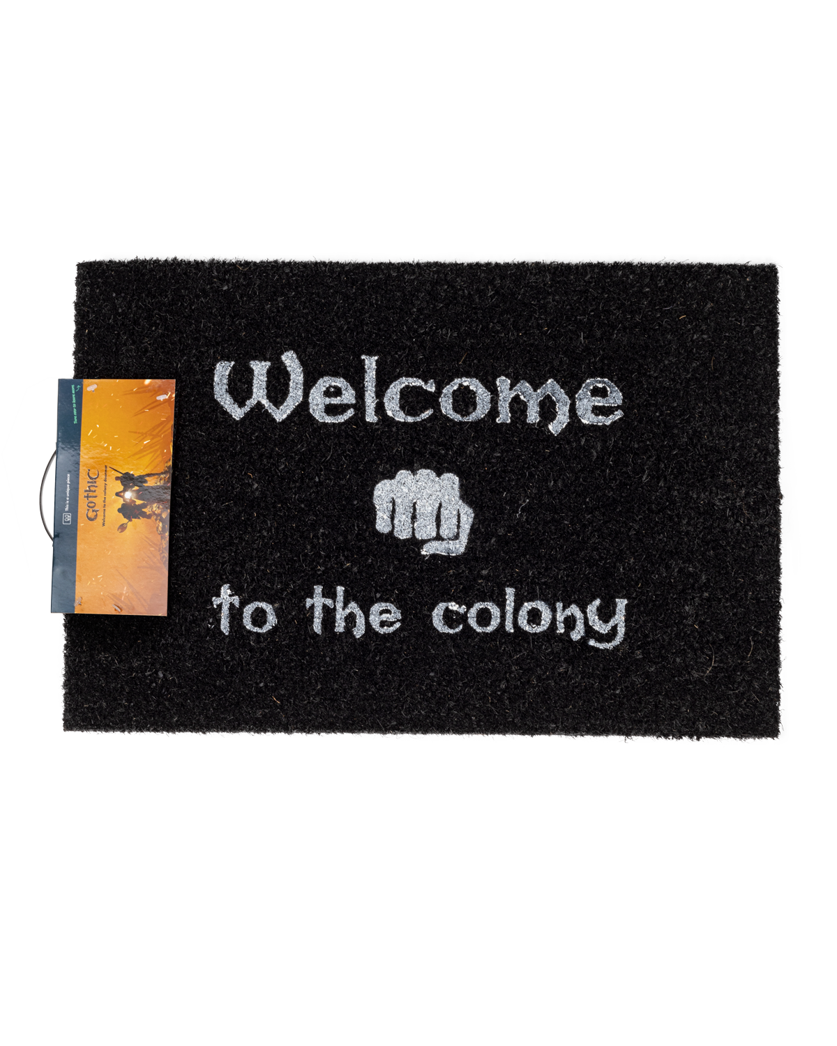 Gothic Doormat "Welcome to the Colony"