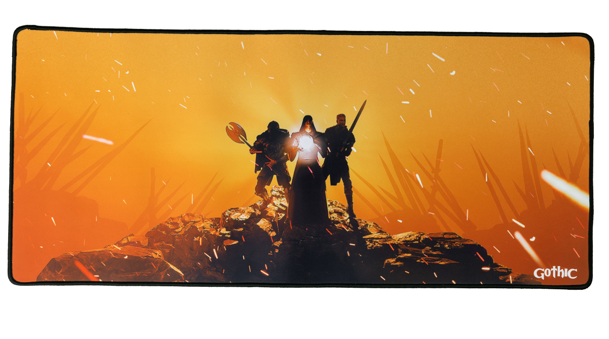 210231 Gothic Mousemat "Golden Trio"